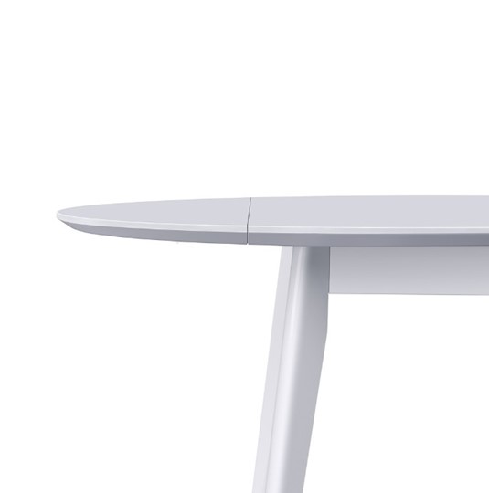 Кухонный стол раздвижной Орион Drop Leaf 100, Белый в Кушве - изображение 2