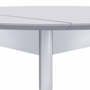 Кухонный стол раздвижной Орион Drop Leaf 100, Белый в Кушве - предосмотр 4