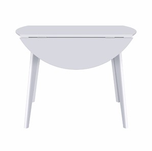 Кухонный стол раздвижной Орион Drop Leaf 100, Белый в Кушве - предосмотр 5