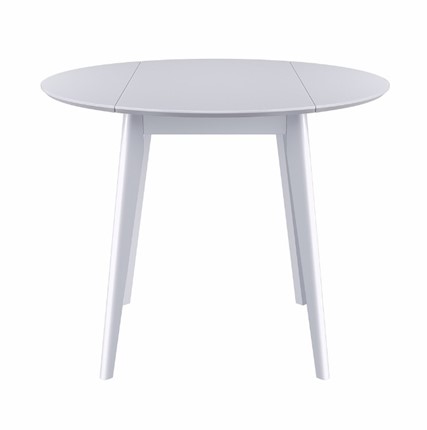 Кухонный стол раздвижной Орион Drop Leaf 100, Белый в Кушве - изображение