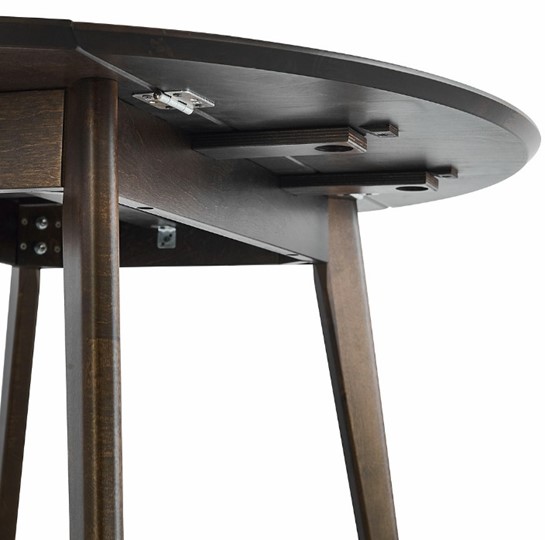 Кухонный стол раздвижной Орион Drop Leaf 100, Орех в Ревде - изображение 4