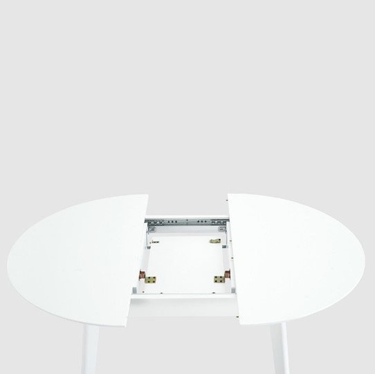 Кухонный стол раздвижной Орион Classic Plus 100, Белый в Екатеринбурге - изображение 7