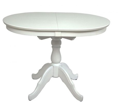 Кухонный раскладной стол Слайд тип 2 (Белый матовый, Белый)
