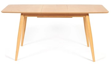 Кухонный стол раздвижной Pavillion (Павильон) бук/мдф 80x120+40x75, Натуральный арт.13982 в Кушве - предосмотр 3
