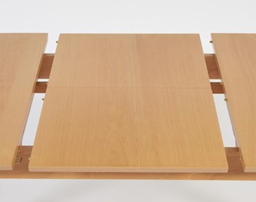 Кухонный стол раздвижной Pavillion (Павильон) бук/мдф 80x120+40x75, Натуральный арт.13982 в Кушве - предосмотр 5