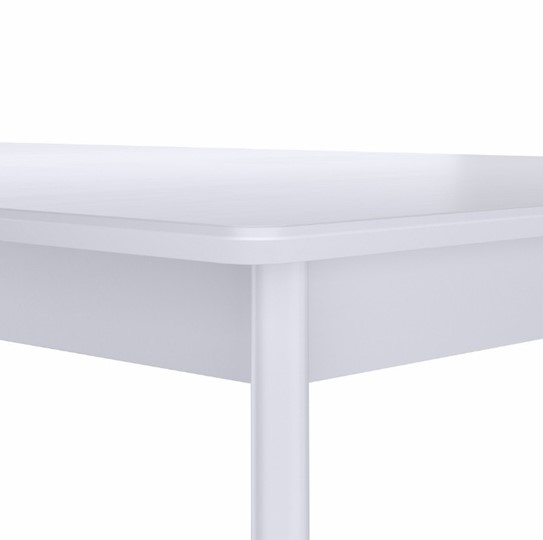 Кухонный стол раскладной Пегас Classic Plus 120, Белый в Красноуфимске - изображение 3