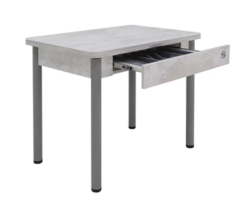 Кухонный раскладной стол Прайм-3Р, Цемент светлый в Артемовском - предосмотр 2