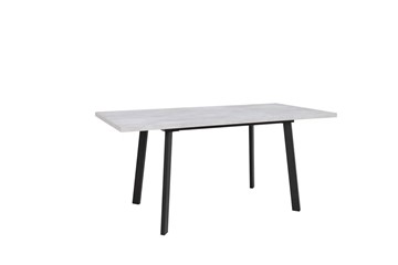 Кухонный раздвижной стол Робин, опоры прямые, цемент светлый в Артемовском - предосмотр 2