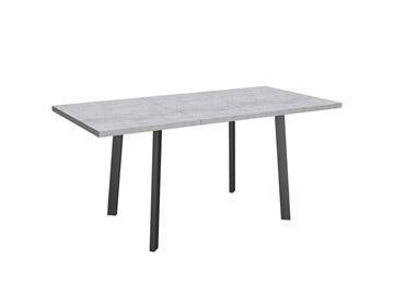Кухонный раздвижной стол Робин, опоры прямые, цемент светлый в Красноуфимске - предосмотр 4