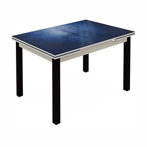 Кухонный стол раскладной Шанхай исп.2 ноги метал. крашеные №21 (Exclusive h149/белый) в Красноуфимске