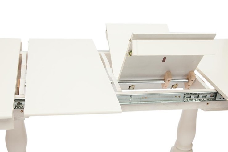 Кухонный раздвижной стол Siena ( SA-T6EX2L ) 150+35+35х80х75, ivory white (слоновая кость 2-5) арт.12490 в Екатеринбурге - изображение 2