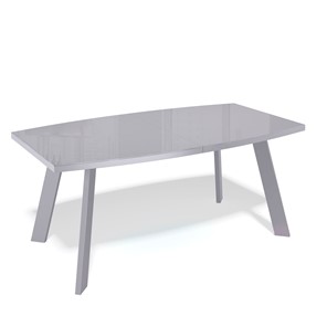 Стеклянный обеденный стол SL1600 (серый/стекло серое глянец) в Екатеринбурге