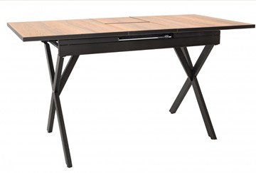 Обеденный раздвижной стол Стайл № 11 (1100/1500*700 мм.) столешница пластик, форма Флан, с механизмом бабочка в Первоуральске