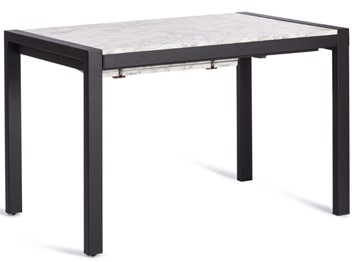 Обеденный раздвижной стол SVAN (mod. 1011) ЛДСП+меламин/металл, 120+67х74х75, сосна/чёрный арт.19490 в Кушве