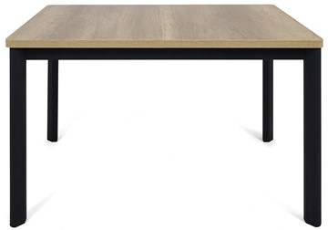 Раздвижной стол Токио-1L (ноги металлические черные, дуб каньон) в Первоуральске - предосмотр 1
