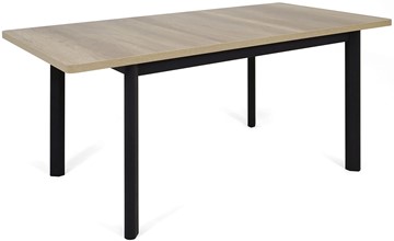 Раздвижной стол Токио-1L (ноги металлические черные, дуб каньон) в Первоуральске - предосмотр 3