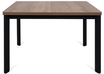 Кухонный раздвижной стол Токио-2L (ноги металлические черные, дуб табако) в Красноуфимске - предосмотр 1