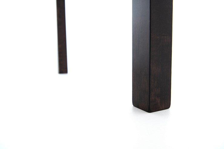 Кухонный стол раскладной Токио дерево №3 (стекло черное/черный) в Первоуральске - изображение 7