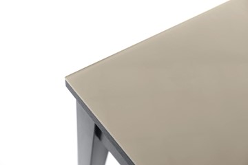 Кухонный стол раздвижной Токио дерево №3 (стекло молочное/венге) в Красноуфимске - предосмотр 5