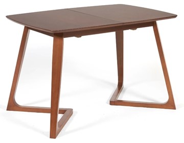 Кухонный стол раскладной VAKU (Ваку) бук/мдф 80x120+40x75, Коричневый арт.13986 в Кушве