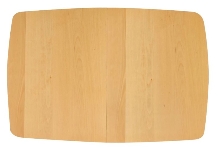 Стол раздвижной VAKU (Ваку) бук/мдф 80x120+40x75, Натуральный бук арт.13987 в Полевском - изображение 6
