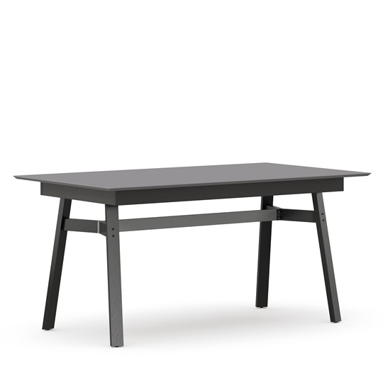 Обеденный стол 1600 Элиот ЛД 414.100.000, Оникс Серый/Чёрный в Артемовском - изображение 1