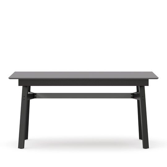Обеденный стол 1600 Элиот ЛД 414.100.000, Оникс Серый/Чёрный в Артемовском - изображение 2