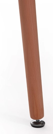 Обеденный стол MARS (mod.T1004) МДФ/дерево, 80х80х75, Белый/натуральный арт.15186 в Екатеринбурге - изображение 2