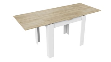 Кухонный стол раздвижной Промо тип 3 (Белый/Дуб сонома светлый) в Ревде - предосмотр 1