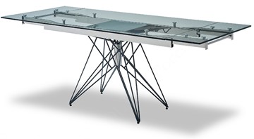 Кухонный стол раздвижной T-041 (140) прозрачный в Кушве - предосмотр 3