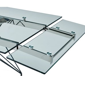 Кухонный стол раздвижной T-041 (140) прозрачный в Ирбите - предосмотр 5