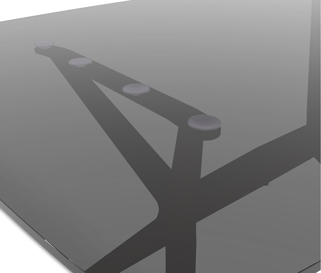 Обеденный стол SHT-ТT26 90 стекло/SHT-TU30 дымчатый/коричневый в Ревде - изображение 4