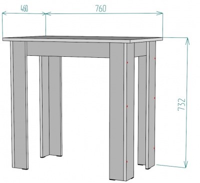 Обеденный стол T94, ДВ в Асбесте - изображение 1