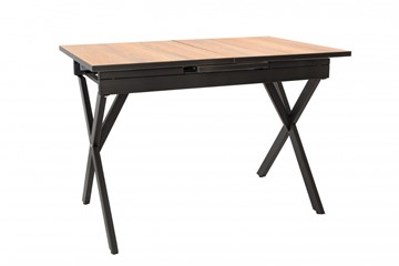 Кухонный стол Илком Стайл № 11 (1100*700 мм.) столешница пластик, форма Флан, без механизма в Сысерти