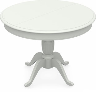 Круглый стол на кухню Леонардо-1 исп. Круг 1000, тон 9 (Морилка/Эмаль) в Кушве
