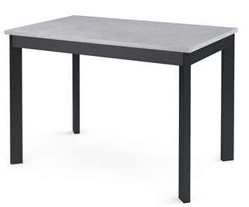 Кухонный стол раздвижной Dikline L110 Бетон/ножки графит в Кушве - предосмотр
