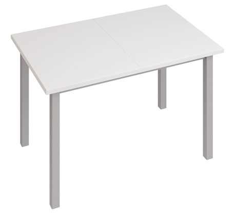 Кухонный стол раздвижной Фристайл-3, Белый в Кушве - изображение