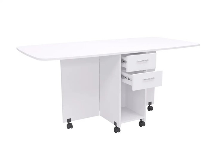 Раскладной стол 1-6702, Белый в Ревде - изображение 1