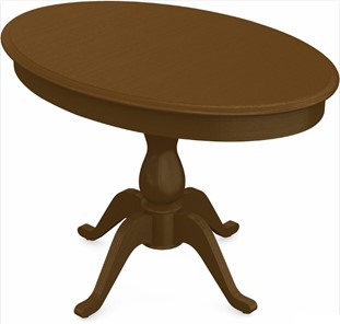 Кухонный раздвижной стол Фабрицио-1 исп. Эллипс, Тон 2 Покраска + патина с прорисовкой (на столешнице) в Первоуральске