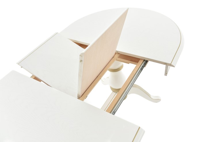 Кухонный раздвижной стол Фабрицио-2 исп. Овал 1200, Тон 2 (Морилка/Эмаль) в Екатеринбурге - изображение 3