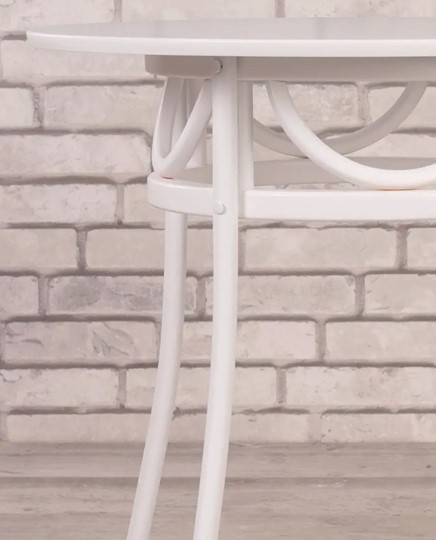 Стол кухонный Венский Вальс 800 (белая эмаль) в Екатеринбурге - изображение 1