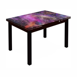 Кухонный стол раскладной Шанхай исп.1 металл. крашенные №21 (Exclusive h152/черный) в Ревде