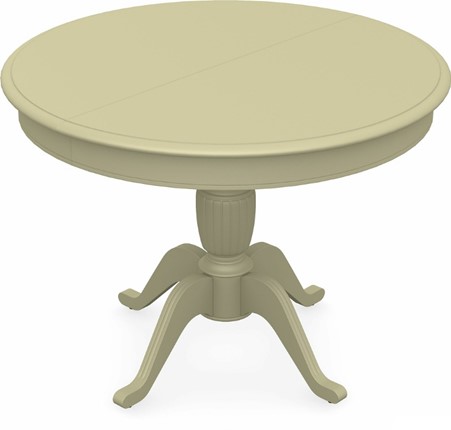 Стол раздвижной Леонардо-1 исп. Круг 820, тон 10 (Морилка/Эмаль) в Ревде - изображение