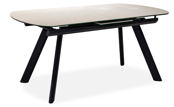 Обеденный раздвижной стол Шамони 2CQ 160х90 (Oxide Avorio/Графит) в Кушве - изображение