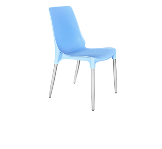 Кухонный стул SHT-ST75/S424-C (голубой/хром лак) в Ревде