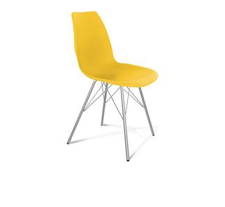 Кухонный стул SHT-ST29/S37 (желтый ral 1021/хром лак) в Ревде