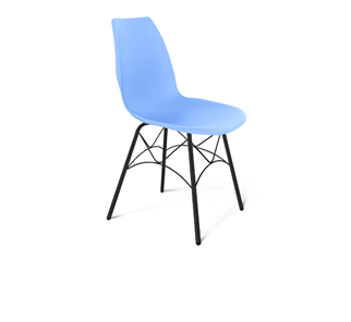 Кухонный стул SHT-ST29/S107 (голубой pan 278/черный муар) в Первоуральске