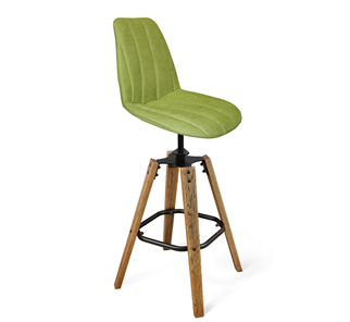 Барный стул SHT-ST29-C1/S93 (оливковый/брашированный коричневый/черный муар) в Полевском