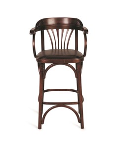 Барный стул 750 мягкий (темный тон, экокожа коричневая) в Екатеринбурге - предосмотр 3