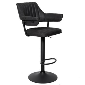 Барный стул КАНТРИ WX-2917 вельвет черный в Первоуральске
